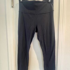 Athleta Elation 7/8 Tight, Navy, Size Small